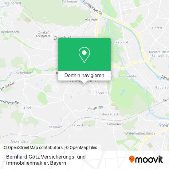Bernhard Götz Versicherungs- und Immobilienmakler Karte