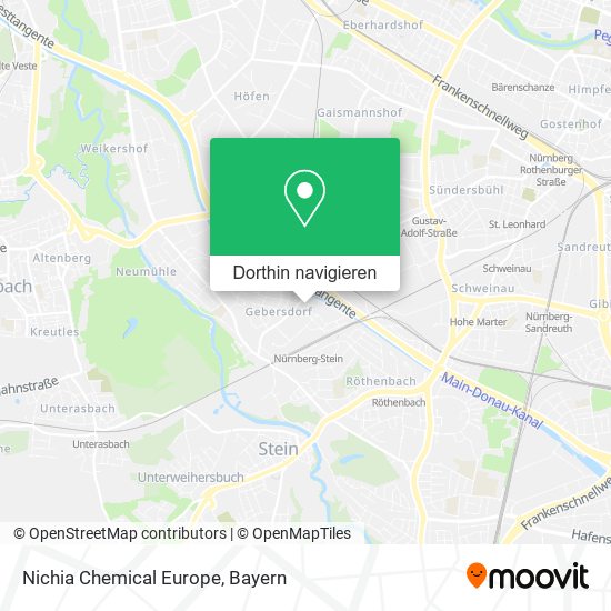 Nichia Chemical Europe Karte