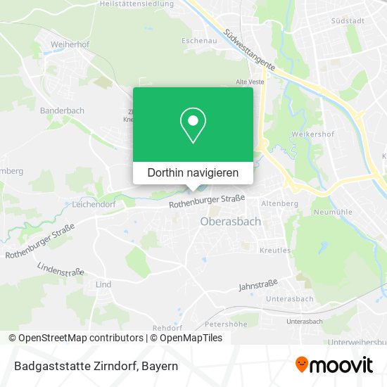 Badgaststatte Zirndorf Karte