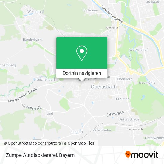 Zumpe Autolackiererei Karte