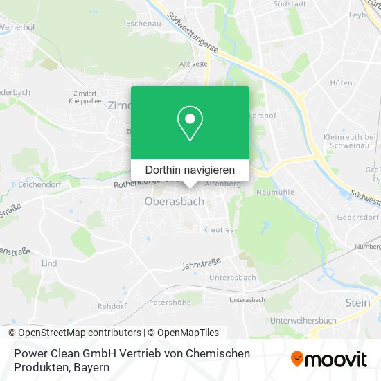 Power Clean GmbH Vertrieb von Chemischen Produkten Karte