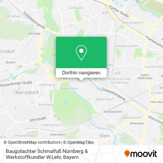 Baugutachter Schmalfuß Nürnberg & Werkstoffkundler W.Lehr Karte