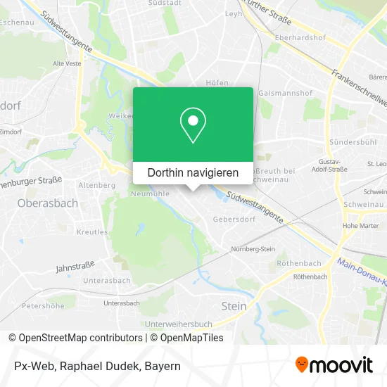 Px-Web, Raphael Dudek Karte