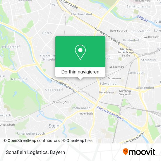 Schäflein Logistics Karte