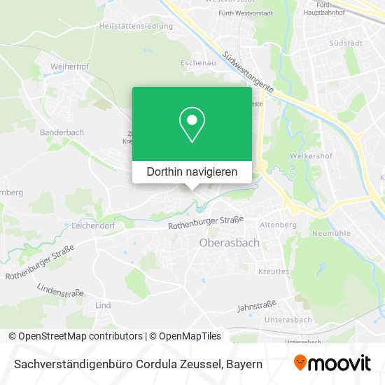 Sachverständigenbüro Cordula Zeussel Karte