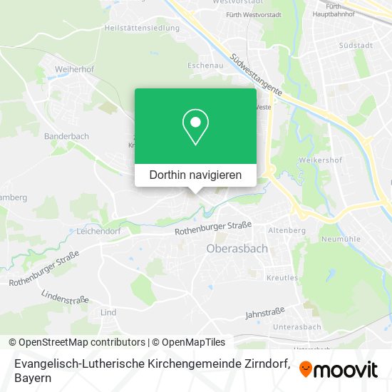Evangelisch-Lutherische Kirchengemeinde Zirndorf Karte