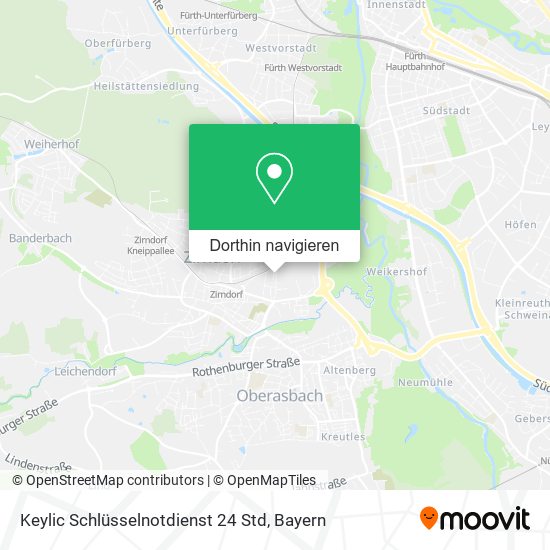 Keylic Schlüsselnotdienst 24 Std Karte