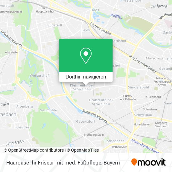 Haaroase Ihr Friseur mit med. Fußpflege Karte