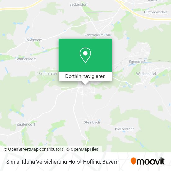 Signal Iduna Versicherung Horst Höfling Karte