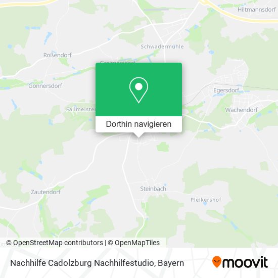 Nachhilfe Cadolzburg Nachhilfestudio Karte