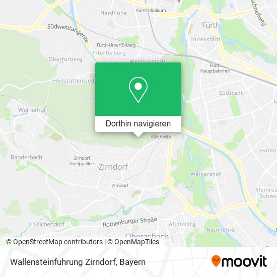Wallensteinfuhrung Zirndorf Karte