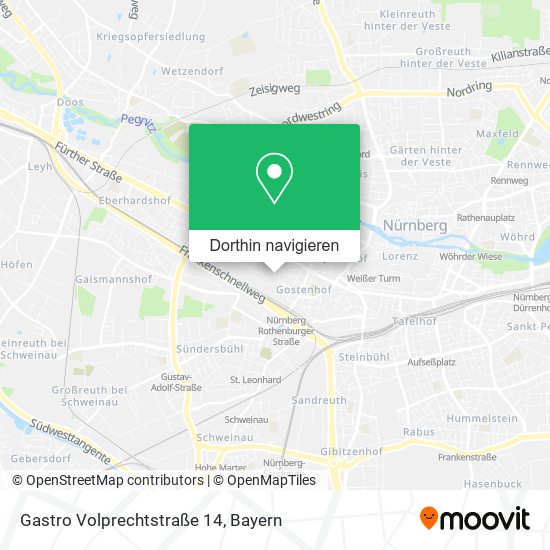 Gastro Volprechtstraße 14 Karte