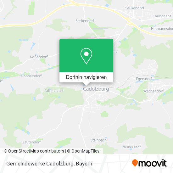 Gemeindewerke Cadolzburg Karte