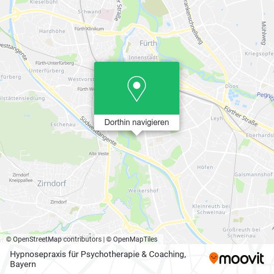 Hypnosepraxis für Psychotherapie & Coaching Karte