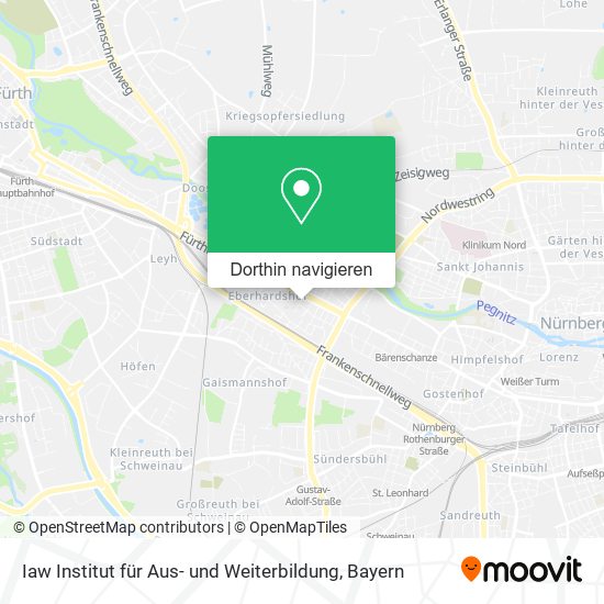 Iaw Institut für Aus- und Weiterbildung Karte