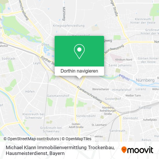 Michael Klann Immobilienvermittlung Trockenbau, Hausmeisterdienst Karte