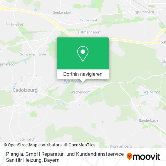 Plang a. GmbH Reparatur- und Kundendienstservice Sanitär Heizung Karte