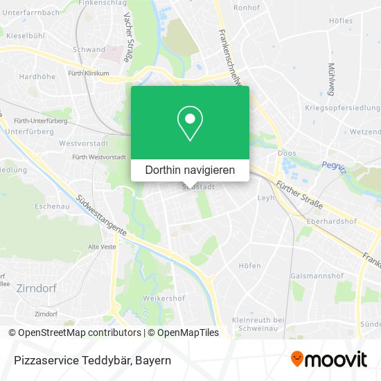 Pizzaservice Teddybär Karte