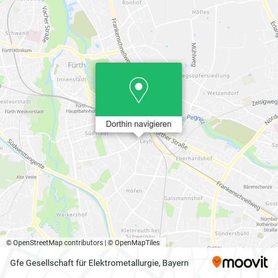 Gfe Gesellschaft für Elektrometallurgie Karte