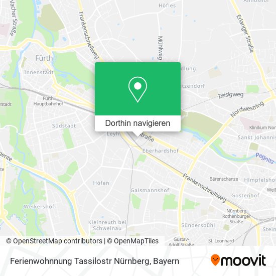 Ferienwohnnung Tassilostr Nürnberg Karte