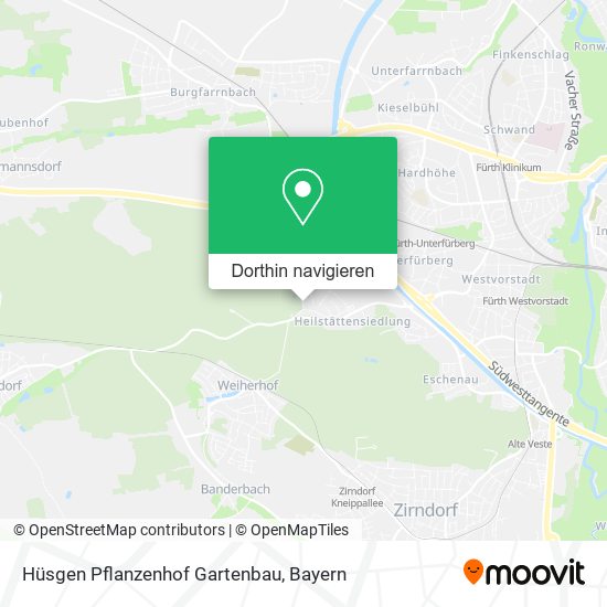Hüsgen Pflanzenhof Gartenbau Karte