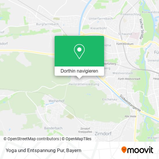 Yoga und Entspannung Pur Karte