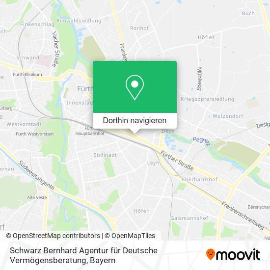 Schwarz Bernhard Agentur für Deutsche Vermögensberatung Karte