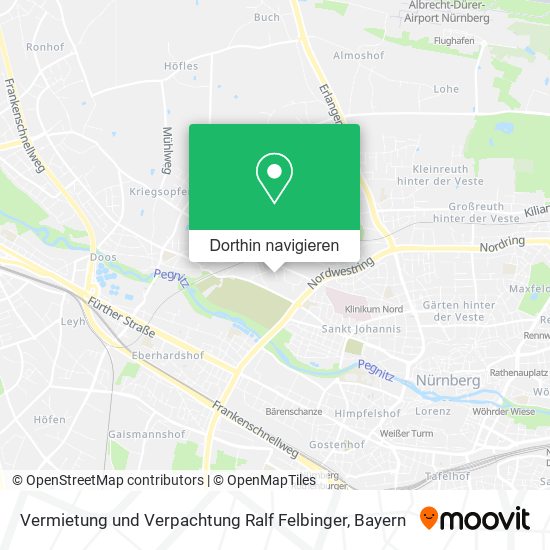 Vermietung und Verpachtung Ralf Felbinger Karte
