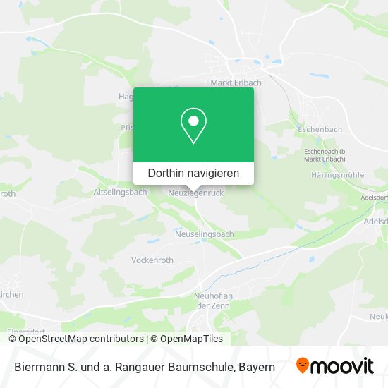 Biermann S. und a. Rangauer Baumschule Karte