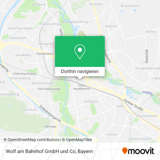 Wolf am Bahnhof GmbH und Co Karte