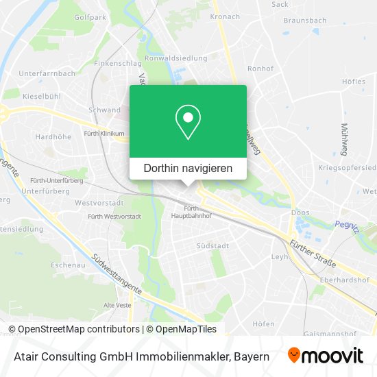 Atair Consulting GmbH Immobilienmakler Karte