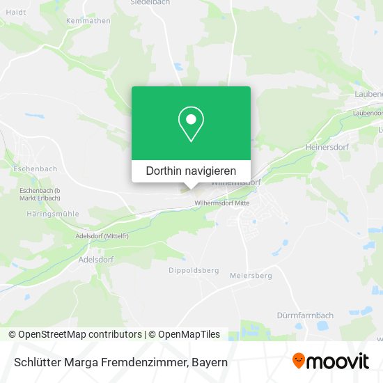 Schlütter Marga Fremdenzimmer Karte