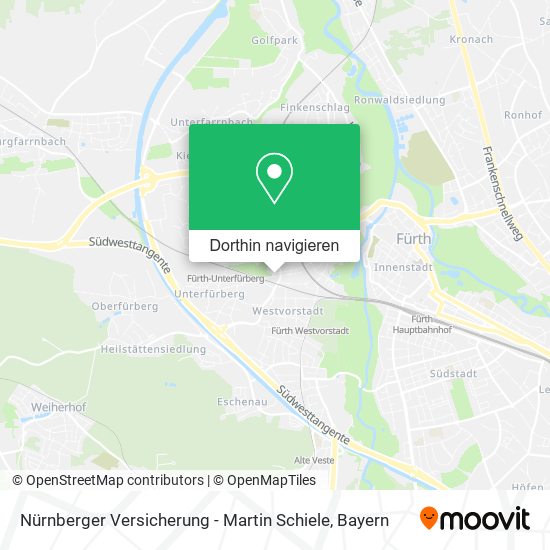 Nürnberger Versicherung - Martin Schiele Karte