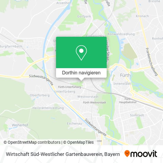 Wirtschaft Süd-Westlicher Gartenbauverein Karte