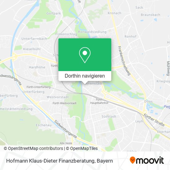 Hofmann Klaus-Dieter Finanzberatung Karte