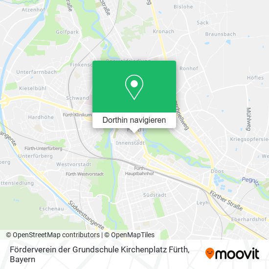 Förderverein der Grundschule Kirchenplatz Fürth Karte