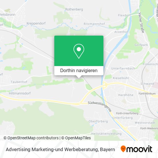 Advertising Marketing-und Werbeberatung Karte