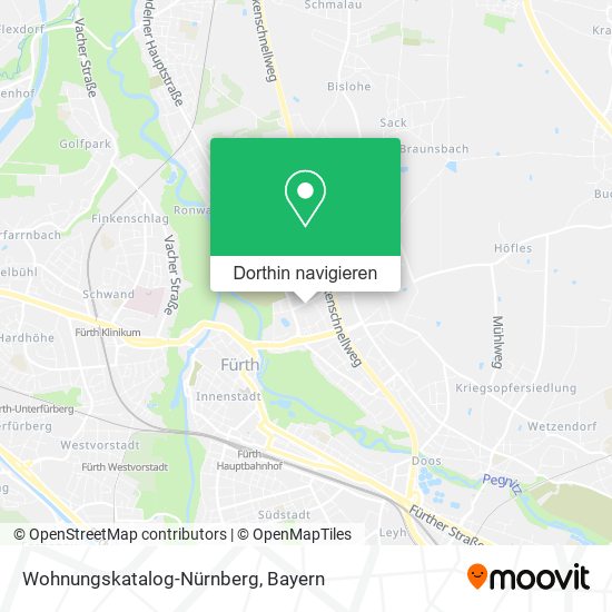 Wohnungskatalog-Nürnberg Karte