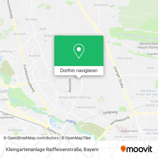 Kleingartenanlage Raiffeisenstraße Karte