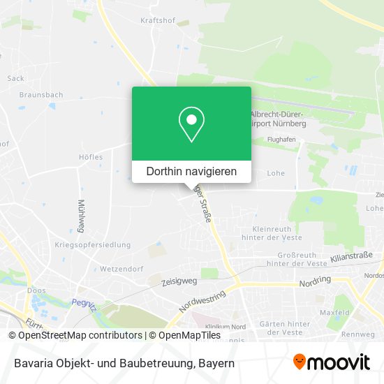 Bavaria Objekt- und Baubetreuung Karte