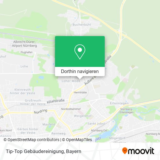 Tip-Top Gebäudereinigung Karte