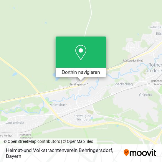 Heimat-und Volkstrachtenverein Behringersdorf Karte