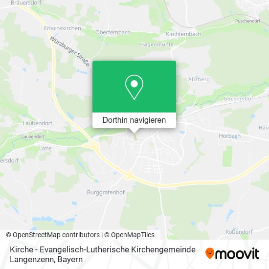 Kirche - Evangelisch-Lutherische Kirchengemeinde Langenzenn Karte