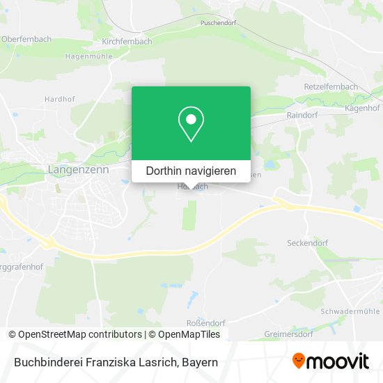 Buchbinderei Franziska Lasrich Karte