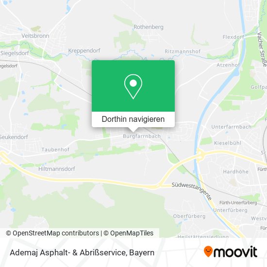 Ademaj Asphalt- & Abrißservice Karte