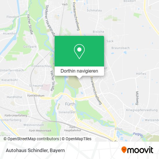 Autohaus Schindler Karte