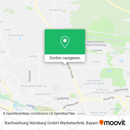 Banfwerbung Nürnberg GmbH Werbetechnik Karte