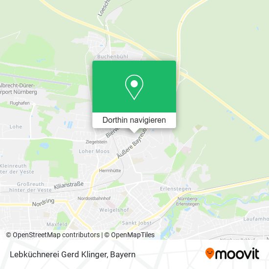 Lebküchnerei Gerd Klinger Karte