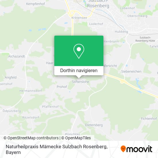 Naturheilpraxis Mämecke Sulzbach Rosenberg Karte