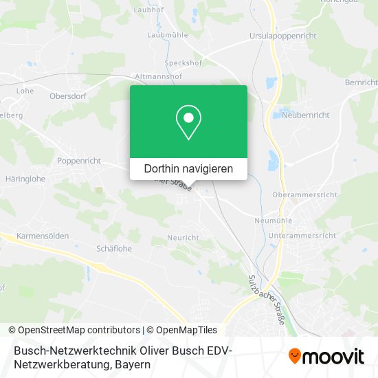 Busch-Netzwerktechnik Oliver Busch EDV-Netzwerkberatung Karte